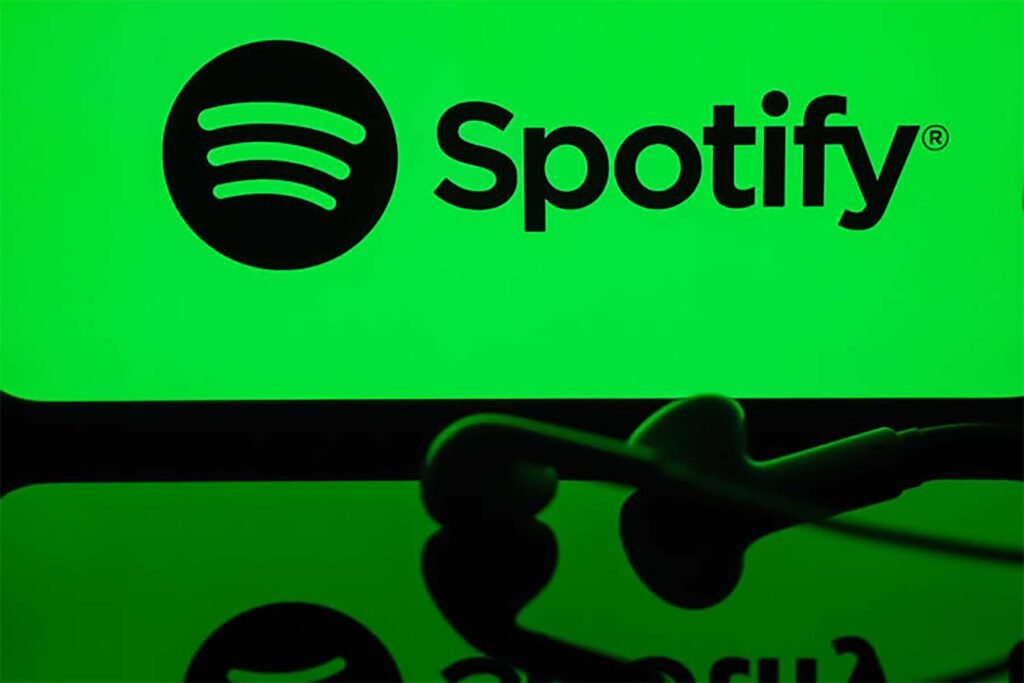 Spotify stream statistics showing approximately 50,000 live streams before dropping to 10